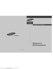 Samsung TXK2754 Owners Instructions
