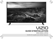 Vizio E50-E3 Quickstart Guide French