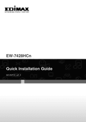 Edimax EW-7428HCn Quick Install Guide