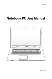 Asus X73BE User's Manual for English Edition