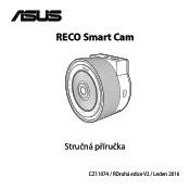 Asus RECO Smart Car and Portable Cam RECOSMART Quick Start Guide Czech