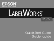 Epson LabelWorks LW-700 Quick Start and Warranty