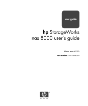 HP StorageWorks 8000 NAS 8000 User's Guide