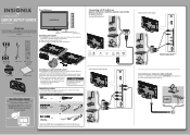 Insignia NS-37L760A12 Quick Setup Guide (English)