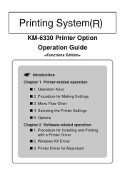 Kyocera KM-7530 Printing System (R) Operation Guide (Functions Edition)