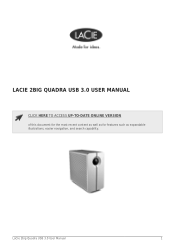 Lacie 2big Quadra USB 3.0 User Manual