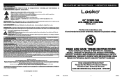 Lasko 2511 User Manual