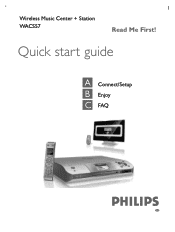 Philips WACS57 Quick start guide