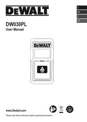 Dewalt DW030PL Instruction Manual