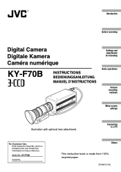 JVC KY-F70BU Instruction Manual