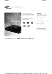Samsung SE-208AB/TSBS User Guide
