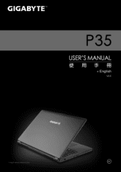 Gigabyte P35W v2 Manual