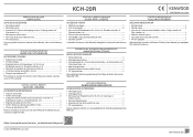 Kenwood KCH-20R User Manual 3