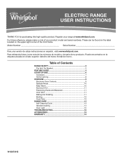 Whirlpool WEE510S0FV Owners Manual 1