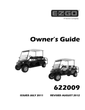 E-Z-GO Express S6 - Gas Owner Manual