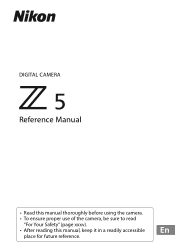 Nikon Z 5 Reference Manual