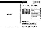 Canon PowerShot A570IS PowerShot A570 IS Camera User Guide Advanced