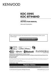 Kenwood KDC-X995 kdcx995 (pdf)