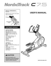 NordicTrack Ntevel89816 Instruction Manual