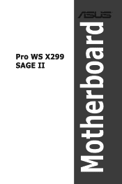 Asus Pro WS X299 SAGE II Users Manual English