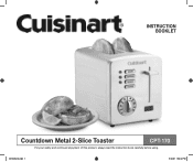 Cuisinart CPT 170 CPT-170 Manual