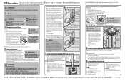 Electrolux UL15IM20RS Installation Instructions (English, Spanish, French)