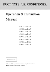 Haier AD282AMERA User Manual