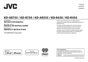 JVC KD-AR555 Instruction Manual