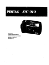 Pentax PC-313 PC-313 Manual