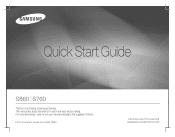 Samsung S760 Quick Guide (ENGLISH)