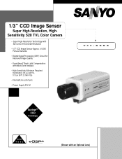 Sanyo VCC-6594E Print Specs