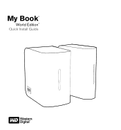 Western Digital My Book World Edition I Quick Install Guide