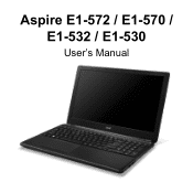 Acer Aspire E1-570G User Manual