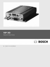 Bosch VIPXDA Operation Manual