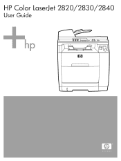HP 2820 HP Color LaserJet 2820/2830/2840 All-In-One - User Guide