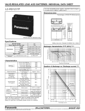 Panasonic LC-RD1217P Product Brief