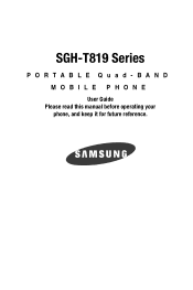 Samsung SGH T819 User Manual (ENGLISH)