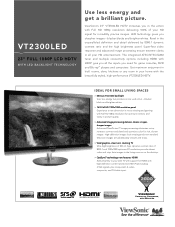 ViewSonic VT2300LED VT2300LED Datasheet