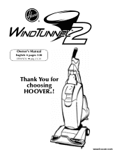 Hoover UH30065 Manual
