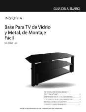 Insignia NS-MG1158 User Manual (Español)
