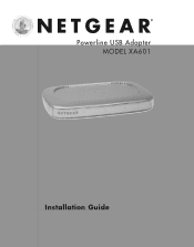 Netgear XA601 XA601 Installation Guide
