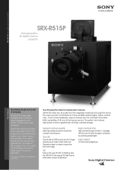 Sony SRX-R515P Specifications