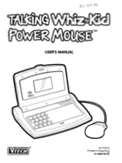 Vtech Talking Whiz Kid Power Mouse User Manual