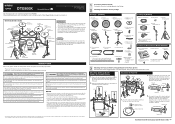 Yamaha DTX900K Assembly Manual