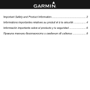 Garmin PRO Trashbreaker Important Safety and Product Information
