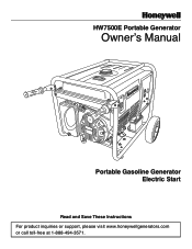 Honeywell HW7500EL Owners Manual