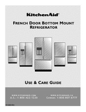 KitchenAid KFIS29BBMS Use & Care Guide
