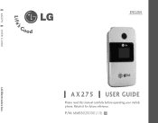 LG AX275P User Guide