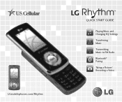 LG UX585 Black Quick Start Guide - English