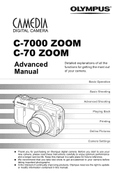 Olympus C7000 Zoom C-7000 Advanced Manual